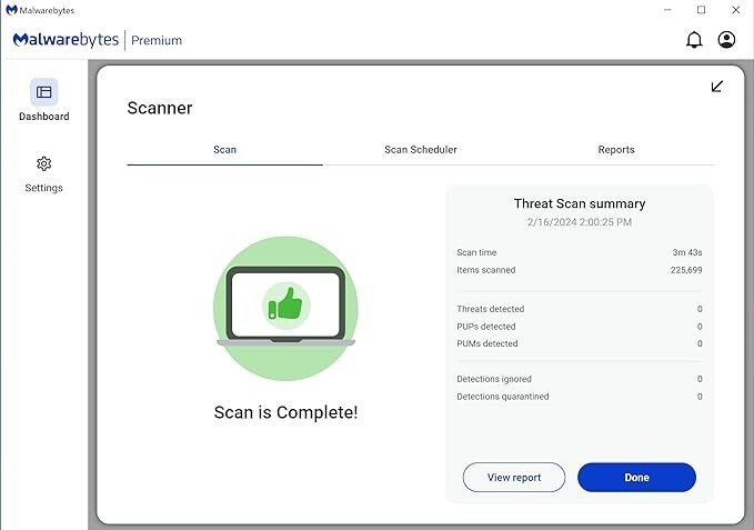 Malwarebytes Premium | 1 Year, 5 Device | Windows, Mac OS, Android, Apple iOS, Chrome [Online Code]