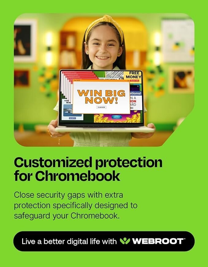 Webroot Internet Security Complete | Antivirus Software 2025 | 5 Device | 2 Year Download for PC/Mac/Chromebook/Android/IOS + Password Manager, Performance Optimizer & Cloud Backup